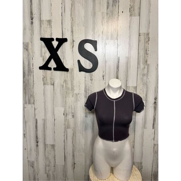 Gray crop top - Picture 1 of 7